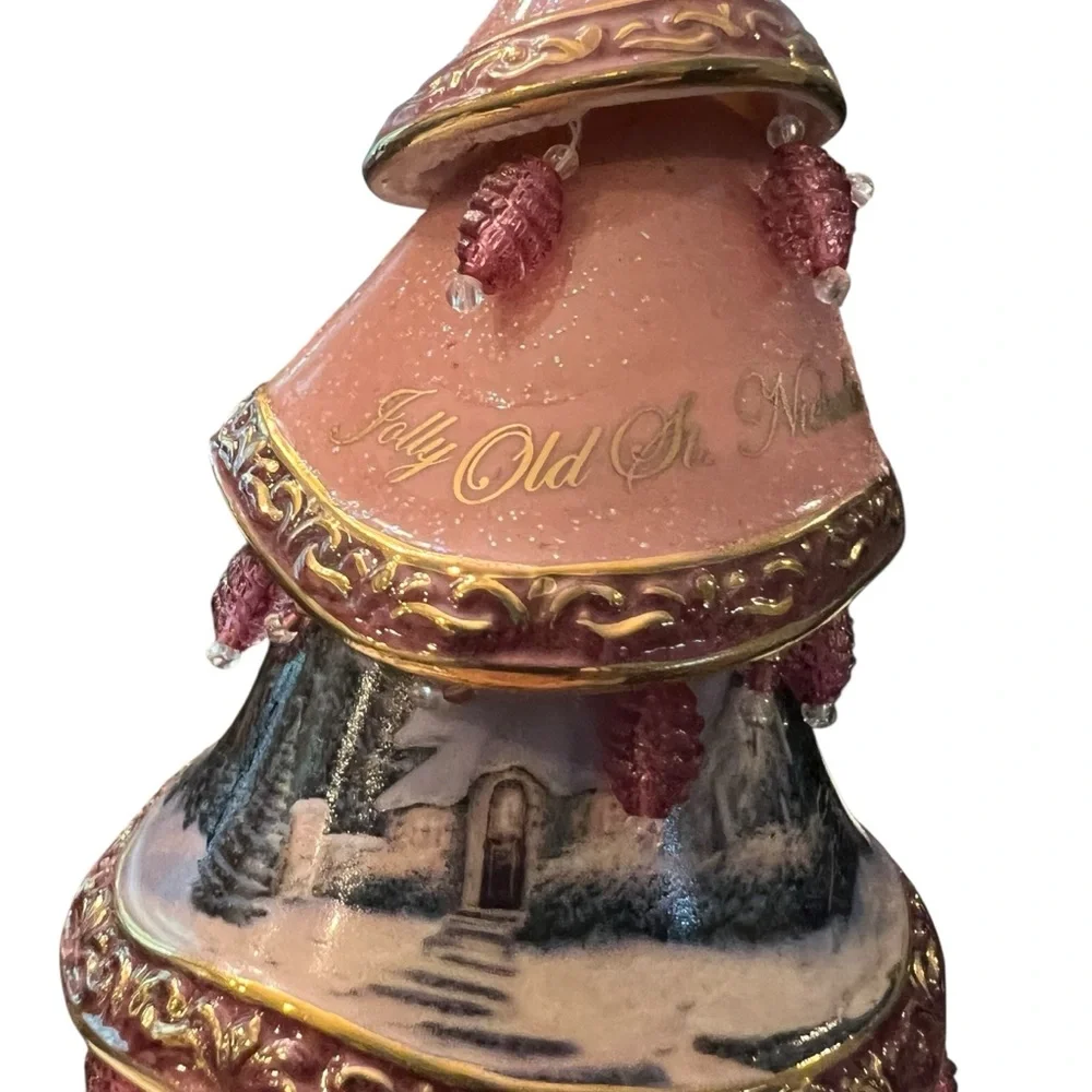 Thomas Kinkade Bradford Exchange Christmas‎ Ornament 3 Trees Heirloom Victorian